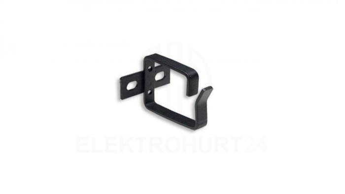 Pojedynczy uchwyt organizer kabli do szaf rack 19, czarny 919586