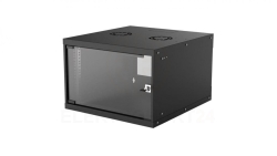 Szafka wisząca 6U 540x560 Rack 19, Basic, Flatpack, czarna