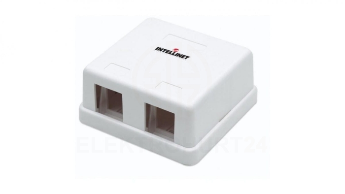 Obudowa Gniazda Keystone 2-Port Natynkowa Intellinet