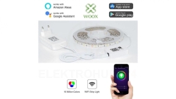 Smart Taśma LED WiFi 5050 RGBW 24W IP65 Woox R5093 /5m/