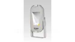 Naświetlacz LED LORDINO 40W 5111lm 130lm/W (zam.100W) 4000K RA80 MOD.AR (SILVER) IP66 7 lat gwarancji Made in EU