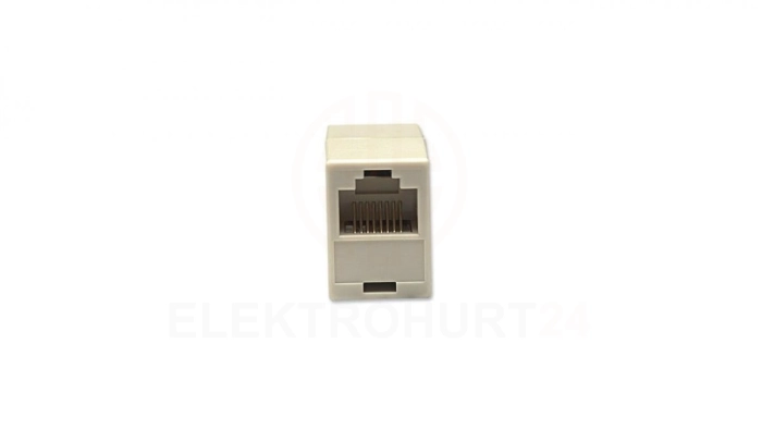 Adapter Łącznik Sieciowy LAN RJ45 Cat5e UTP 10 sztuk