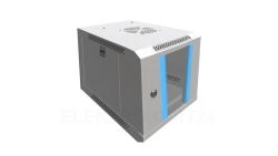 Szafa rack montowana na ścianie Extralink 4U 10 Szara