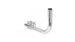 Prawy uchwyt balkonowy z cybantami M8, stal, ocynk Extralink B300