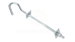 Śruba hakowa do wieszania uchwytów odciągowych 12/230mm, śruba M12 Extralink