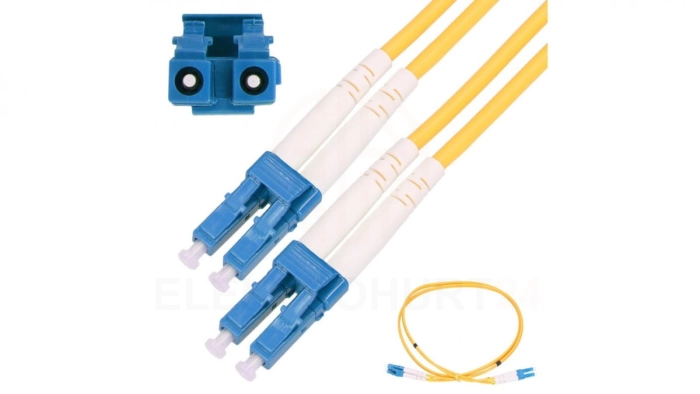 Patchcord Jednomodowy, Duplex, 9/125um, 3mm, 2m Extralink LC/UPC-LC/UPC 2m