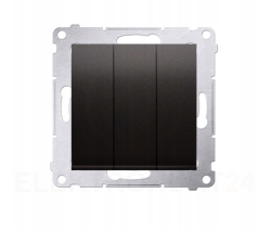 Simon 54 Przycisk potrójny antracyt DP31.01/48