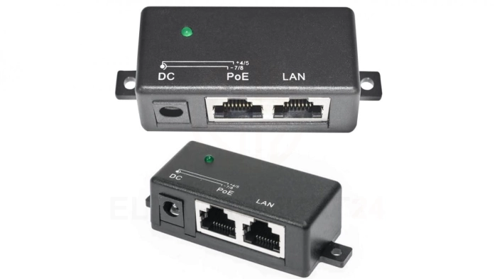 PoE Injector 1x 100Mb/s RJ45, Kostka Extralink 1 Portowy