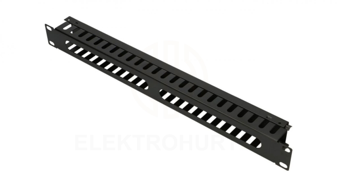 Organizer kabli 1U 19 z metalową osłoną Extralink