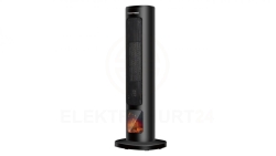 Grzejnik kolumnowy PTC 1000/2000W czarny IP21 GW-0001
