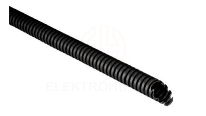 Rura karbowana 320N czarna z pilotem samogasąca -5 C +60 C PV UV IK06 fi16/50m/ ECTC121650TN