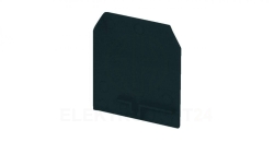Płytka skrajna do złączek ZUG-G2,5 i ZUG-G4 czarny PSU-4 A41-0103