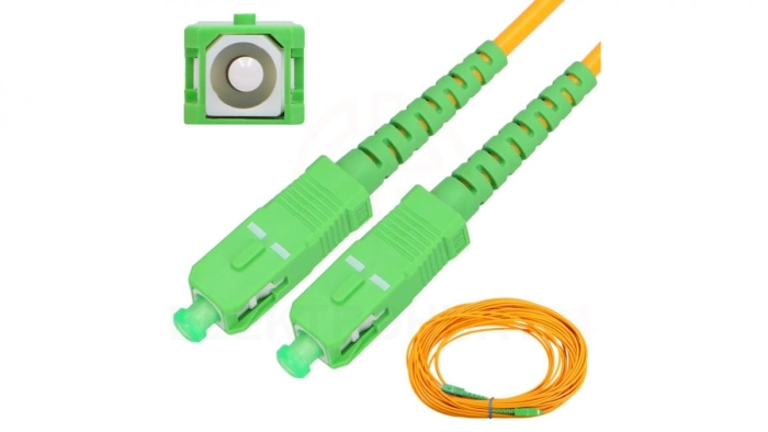 Patchcord Jednomodowy, Simplex, G.657A1, 3mm, 5m Extralink SC/APC-SC/APC