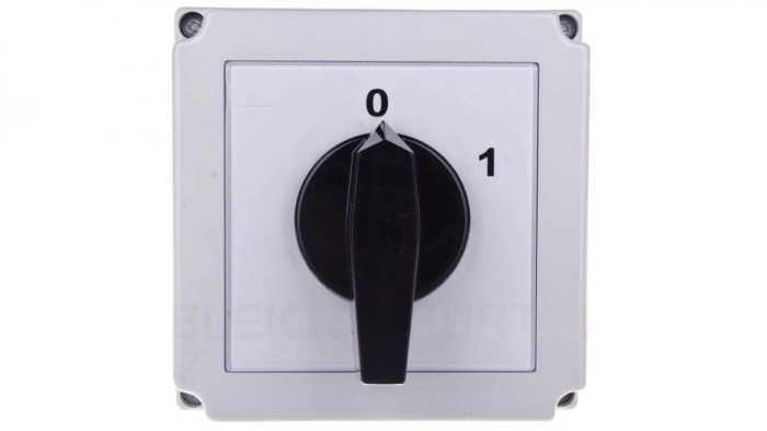 Łącznik krzywkowy 0-1 4P 63A w obudowie 4G63-92-PK R214 63-840398-051