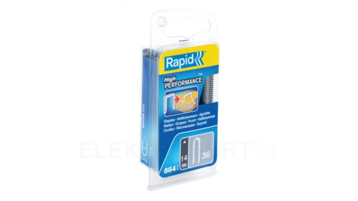 Zszywki do kabli 36/14mm 864szt. blister RAPID-40109627