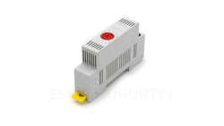 Termostat NC otwierający, regulowany (do sterowania elementów grzejnych), na szynę DIN DN-TMZ-41-F