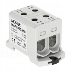 ZŁĄCZKA ZACISK OTL95-2 SZARA 2xAl/Cu 6-95mm 1000V