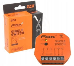 FOX PRZEKAŹNIK JEDNOKANAŁOWY Wi-Fi 230V DOPUSZKOWY