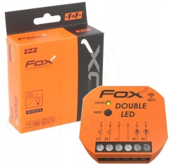 FOX STEROWNIK DO OŚWIETLENIA LED DWUKANAŁOWY Wi-Fi