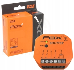 FOX STEROWNIK ROLET Wi-Fi 230V DOPUSZKOWY Shutter