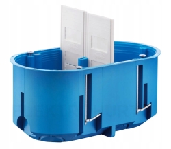 PUSZKA PODTYNKOWA PODWÓJNA 2x60mm REGIPS GŁĘBOKA