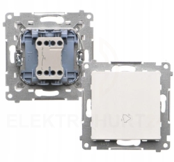 Simon 55 PRZYCISK ZWIERNY DZWONEK 10 AX BIAŁY MAT