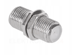 Złącze SAT F-F beczka z podkładką