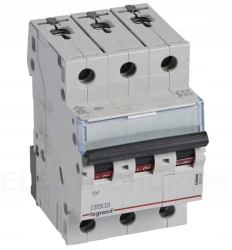 LEGRAND TX3 WYŁĄCZNIK NADPRĄDOWY 3P C 4A 6kA AC S303