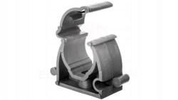 UCHWYT ZAMYKANY DO RUR 16mm SZARY UZ 16 10189 /1 szt./