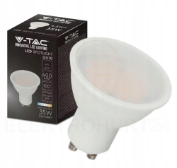 ŻARÓWKA LED V-TAC 4,5W GU10 SMD 110st VT-1975 6000K BARWA ZIMNA 440lm