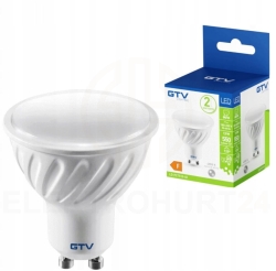 ŻARÓWKA LED GTV LD-PC7510-40 7,5W GU10 SMD 2835 4000K 570lm 120° NEUTRALNA