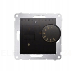 Simon 54 REGULATOR TEMPERATURY Z CZUJNIKIEM WEWNĘTRZNYM 16(2) A CZARNY MAT