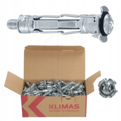 KOŁEK STALOWY TYPU "MOLLY" M4x25 /100szt./