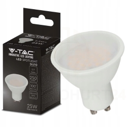 ŻARÓWKA LED REFLEKTOR V-TAC 2,9W GU10 PAR16 3000K BARWA CIEPŁA 250lm