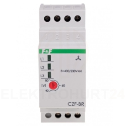 CZUJNIK ZANIKU I ASYMETRII FAZ 400V AC TS-35 F&F