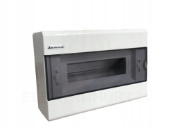 ROZDZIELNICA MODUŁOWA NATYNKOWA 1x12 N+PE IP40 Z KLAPKĄ