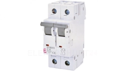 Wyłącznik nadprądowy ETIMAT 6 2p C6 002143512