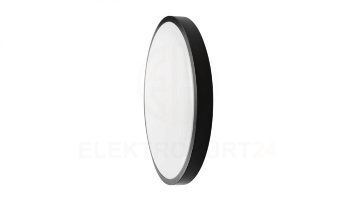 Plafoniera LED 36W 3820lm 4000K Dioda SAMSUNG IP44 Okrągła fi350 Mleczny Czarna Ramka 5 Lat Gwarancji 76401-24