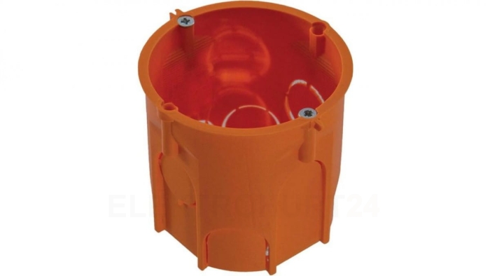 Puszka PK60 Lux głęboka z wkrętami pomarańczowa A.0001LDP /110szt./