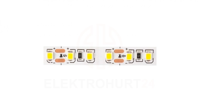 Taśma LED 2835 120 diod/m 48W 9,6W/m 12V IP20 WW 3000K /5m/ EC79354