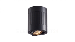Oprawa Halogenowa GU10 Natynkowa Czarna Pojedyncza OHN-5C