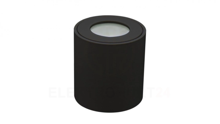 Oprawa Halogenowa GU10 Natynkowa Czarna Pojedyncza OHN-7C IP44