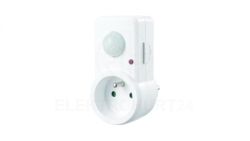 Czujnik ruchu PIR wtyczkowy 120 st. 300W zasięg 9m biały CP-10B