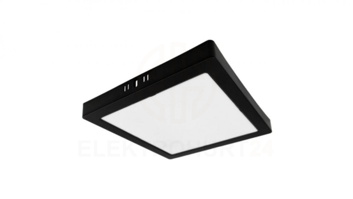 DOWNLIGHT N/T KWADRAT 24W 4000K CZARNY DL-1