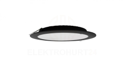 Oprawa downlight P/T okrąg 24W 2640lm 4000K IP20 czarny DL-1 EC20466