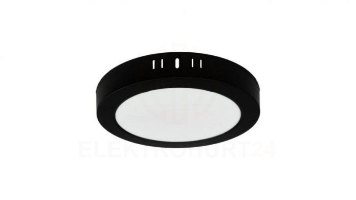 DOWNLIGHT N/T OKRĄG 18W 4000K CZARNY DL-1