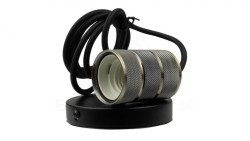 Oprawa sufitowa wisząca 2m E27 Brąz