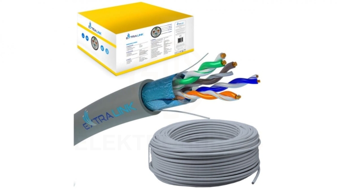 Kabel sieciowy skrętka 305M Extralink CAT5E FTP (F/UTP) Wewnętrzny