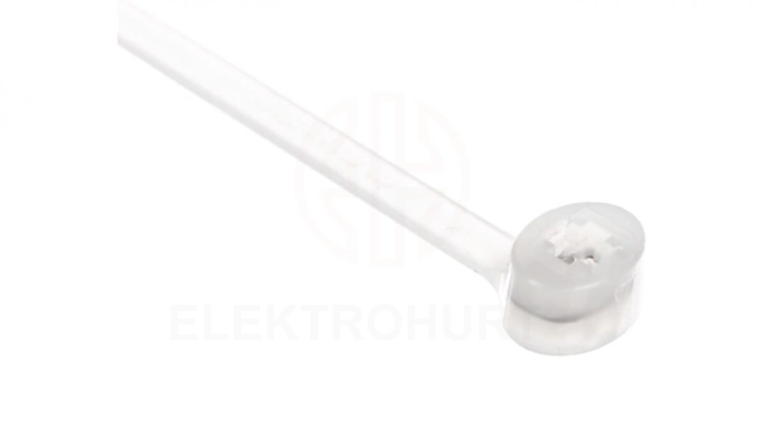 Opaska kablowa 100x2,5 biała 2-LOCK zęby stalowe BMTB1025 /100szt./