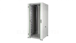 Szafa teleinformatyczna rack 19 cali Hyper Pro 26U 600x600, drzwi szklane, kolor szary Digitus Professional DN-51001